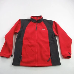 North Face Jacket Boys Large Long Sleeve Full Zip Outdoor Lightweight Fleece - Picture 1 of 10