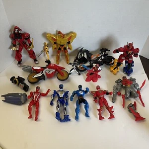 Power Ranger Lote Estatuillas Bicicletas Accesorios Bandai Algunas Raras - Imagen 1 de 14
