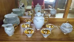 Vintage Bavaria China 21 Piece Tea Set - Picture 1 of 8