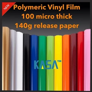 1.2m X 9m Kasa Plotter Cutter Vinyl Polymeric Roll Pvc Design Film 140g Paper - Picture 1 of 9