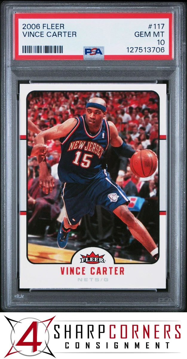 Vince Carter 10 Graded Basketball Trading Cards & Accessories for