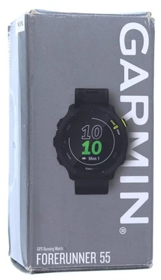 Garmin Forerunner 55 Running Smartwatch Unisex Color- Black - Image 1 of 4