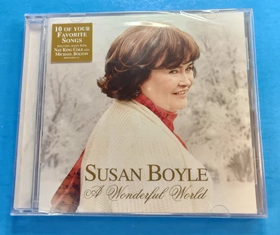 A Wonderful World by Susan Boyle (Music Audio CD, 2016) Brand New Sealed - Imagem 1 de 2