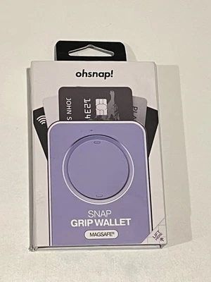 Cartera con tarjeta RFID con agarre magnético MagSafe para teléfono OhSnap Snap - Orquídea aplastada Foto 1 de 3