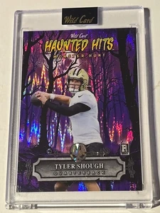Tyler Shough 1/1 Haunted Hits Monster Hunt 2025 Wild Card Woods Pulsar  - Picture 1 of 3