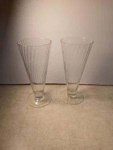 Juego de dos gafas Swirl Pilsner estampadas Francia - Imagen 1 de 11