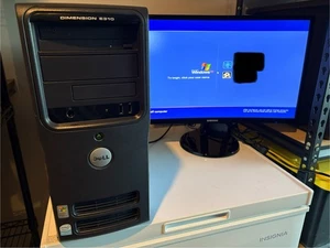Vintage Dell Dimension E310 Windows XP, Intel Pentium 4 HT, and Cables (WORKING) - Picture 1 of 24