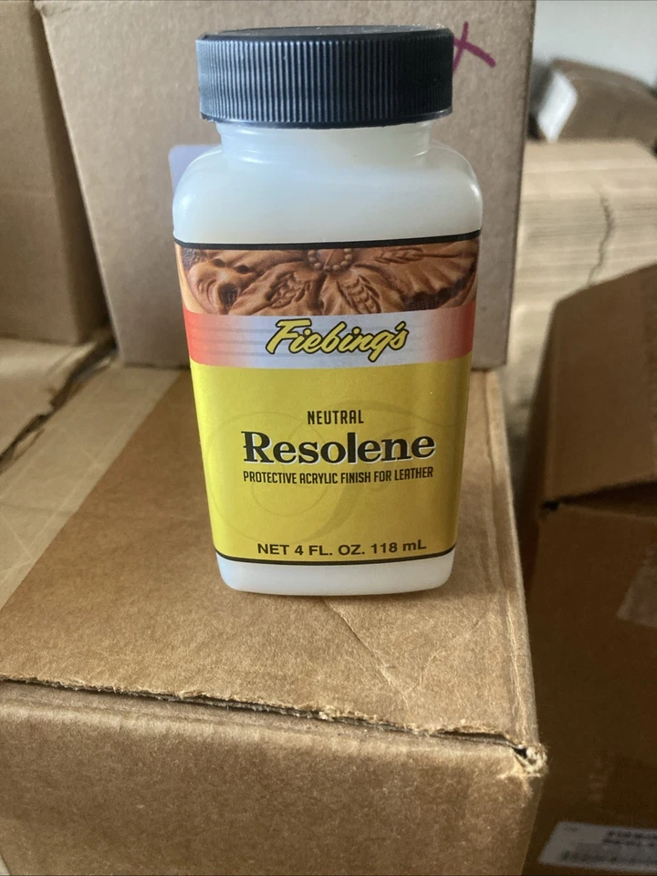 Fiebing's  Acrylic Resolene Sealer Leathercraft  Neutral/ Brown/Black - 4 oz - Image 1 of 1