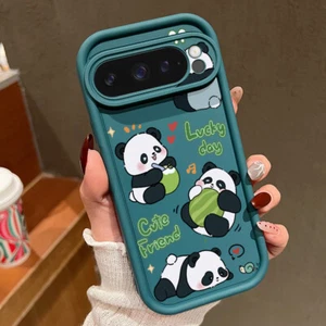 Cute Panda For Google Pixel 9 Pro XL 8 8A ShockProof Soft Silicone Case Cover - Picture 1 of 26