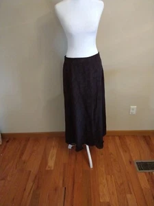 Ralph Lauren Brown Silk Skirt - Size Womens 10 Vintage Rare 🙈🙈🙈 See - Picture 1 of 14