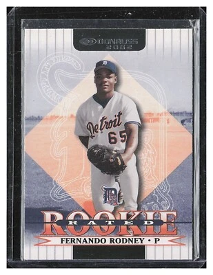 2002 Donruss #195 Fernando Rodney RR - Image 1 of 2