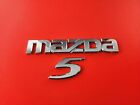 2011-2014 MAZDA 5 MAZDA5 REAR TRUNK CHROME EMBLEM LOGO BADGE SYMBOL USED 2014 Mazda Mazda 5