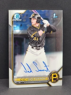 2022 Bowman - Chrome Prospect Autographs #CPA-JS Jack Suwinski (AU, RC) - Image 1 of 2