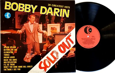 Bobby Darin - Sold Out 20 Greatest Hits Vinyl LP Australia K-Tel – NA 520 - Image 1 of 2