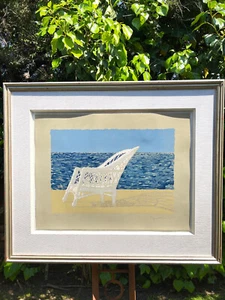 Jamie Wyeth Hand Signed Color Lithograph Limited Edition 269/300 The Wicker - Picture 1 of 20