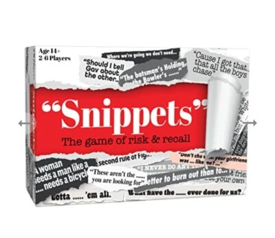 Cheatwell  Snippets The Game Of Risk & Recall  14+ 2 to 6 players CARD GAME NEW - Image 1 of 4