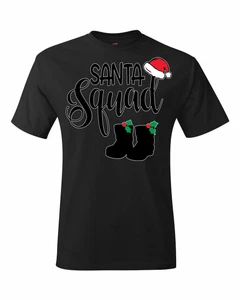 Ugly Christmas Sweater T-SHIRT | Santa Squad Xmas T-Shirt - Bild 1 von 4