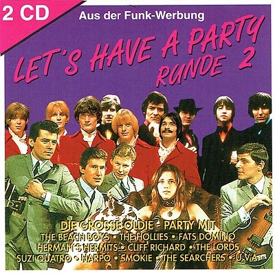  (2CD's) Let's Have A Party Runde 2 - Harpo, Racey, The Lords, Gary Glitter,u.a. - Bild 1 von 2