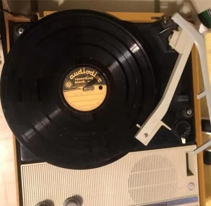 AUDIODISC RECORDING BLANK TEST CHILDREN SINGING SONG BULL FROG BLUES HOME RECORD - Picture 1 of 3