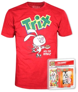Funko Pocket Pop! And Kids POP! Tees Shirts Ad Icons Trix Rabbit 2 Pack - New - Picture 1 of 7