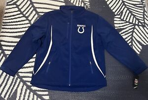 NFL Team Apparel Indianapolis Colts Mens Blue Jacket Sz US XXL New