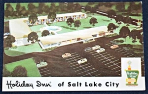 Postal PC Holiday Inn Hotel Salt Lake City Utah UT sin usar alrededor de la década de 1950 - Imagen 1 de 1