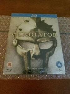 GLADIATOR STEELBOOK [RARE/OOP/NEW/Blu-ray+Bonus Blu-ray] UK Import - Picture 1 of 5