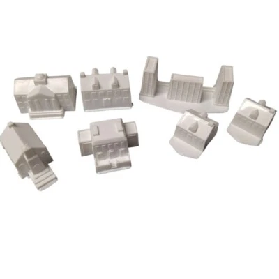 Juego de la Vida Casa Blanca Piezas de Repuesto Edificios de Plástico 1990 De Colección Foto 1 de 4