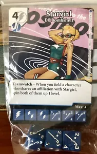 STARGIRL DC BOMBSHELL Promo Dice Masters DC2016 #5 PROMOCIÓN + 3 DADOS INGLÉS - Imagen 1 de 1