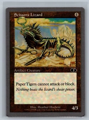 Magic The Gathering Unglued Scissors Lizard #80/94 MTG TCG CCG - Image 1 of 2