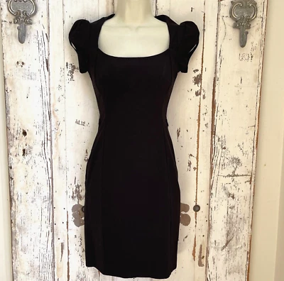 Vestido Ruby Rox Talla Juniors 5 Negro Manga Abullonada Funda Informal para Fiesta Foto 1 de 4