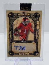 Tank Dell 2023 Wild Card 5 Card Draw Blue Foil Tan Encased Auto 1/1 Houston!