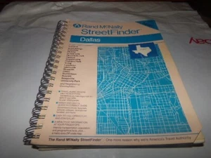 Vintage Dallas Street Finder City Map Pages Grand Prairie Irving Lancaster 84 - Picture 1 of 11