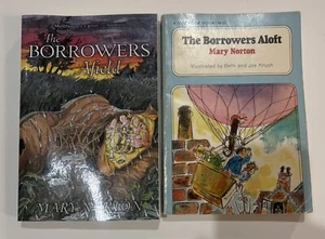 Borrowers By Mary Norton 2 Book Lot ~ Afield & Aloft - Picture 1 of 3