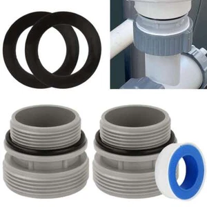 Kit de conversión de adaptador de manguera de piscina Intex 2 piezas conexión de 40 mm a 1-1/2 pulgadas - Imagen 1 de 12