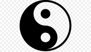 (2) 3" Vinyl Decals - Ying Yang - Picture 1 of 3