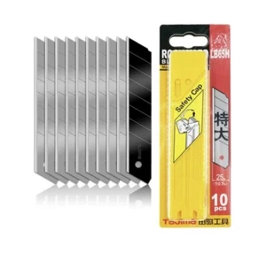 TAJIMA ROCK HARD 25mm SNAP OFF UTILITY KNIFE BLADES 10 Blades Box – LB65H - Picture 1 of 8