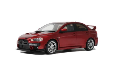 Mitsubishi Lancer Evo X FQ 400 Rhd 2012 Rosso Modellino Auto 1:18 Ottomobile - Immagine 1 di 4