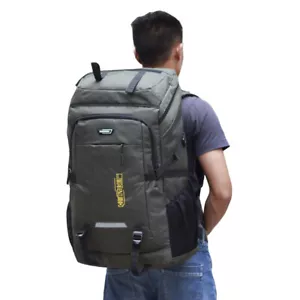 80L Camping Backpack Waterproof Outdoor Hiking Travel Bag - Picture 1 of 11