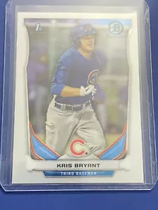 Tarjeta base de béisbol Bowman 2014 cromada novato #BCP25 Kris BRYANT - Imagen 1 de 2