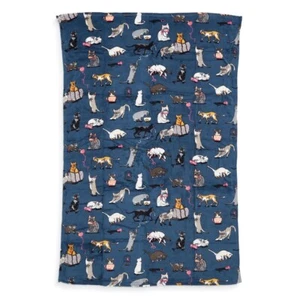 Vera Bradley Throw Blanket Cats Meow 50" x 80" In Sealed Package, Giftable 35 - Picture 1 of 5