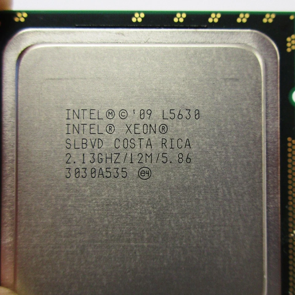 Intel Xeon L5630 2.13GHz 12MB Cache 5.86GT LGA1366 Quad Core Processor SLBVD CPU - Image 1 of 2