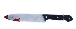 Blutiges Messer 31cm blutverschmierte Waffe Halloween - Bild 1 von 2