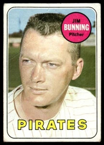 1969 Topps Jim Bunning Pittsburgh Pirates #175 - Bild 1 von 2