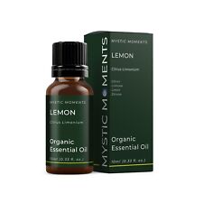 Mystic Moments Lemon Organic Essential Oil - 100% Pure - 10ml (OC10LEMON)