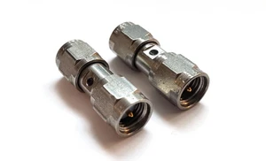 (2 pcs) SMA Adapter Connector Solitron Microwave 2993-6001 18Ghz Male-to-Male - Picture 1 of 2