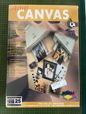 Mirage Artist Canvas 10 mil. 25 Sheets Textured Glossy Finish 11x17 NIB - Image 1 of 2