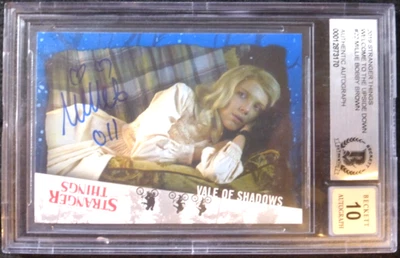 2019 TOPPS STRANGER THINGS VALE SHADOWS 22~MILLIE BOBBY BROWN AUTO SIGNED BAS 10 - Image 1 of 2
