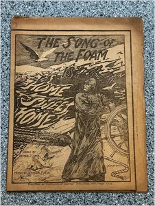 Partituras Song of the Foam 1907 Seymour Furth Maurice Shapiro NY - Imagen 1 de 6