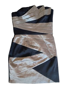 VTG JESSICA McCLINTOCK Strapless Sz 12 Mini Dress 90s Club Party Cocktail USA - Picture 1 of 11